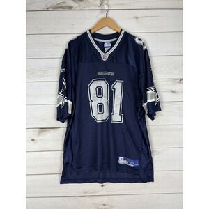 Dallas Cowboys Jersey Mens Large‎ Blue NFL Football Terrell Owens 81 Reebok